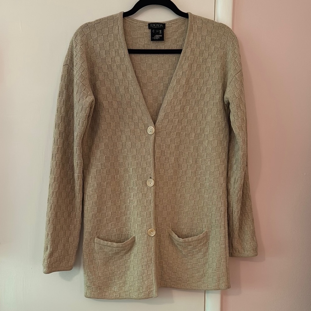 Escada Elements Cardigan Sweater